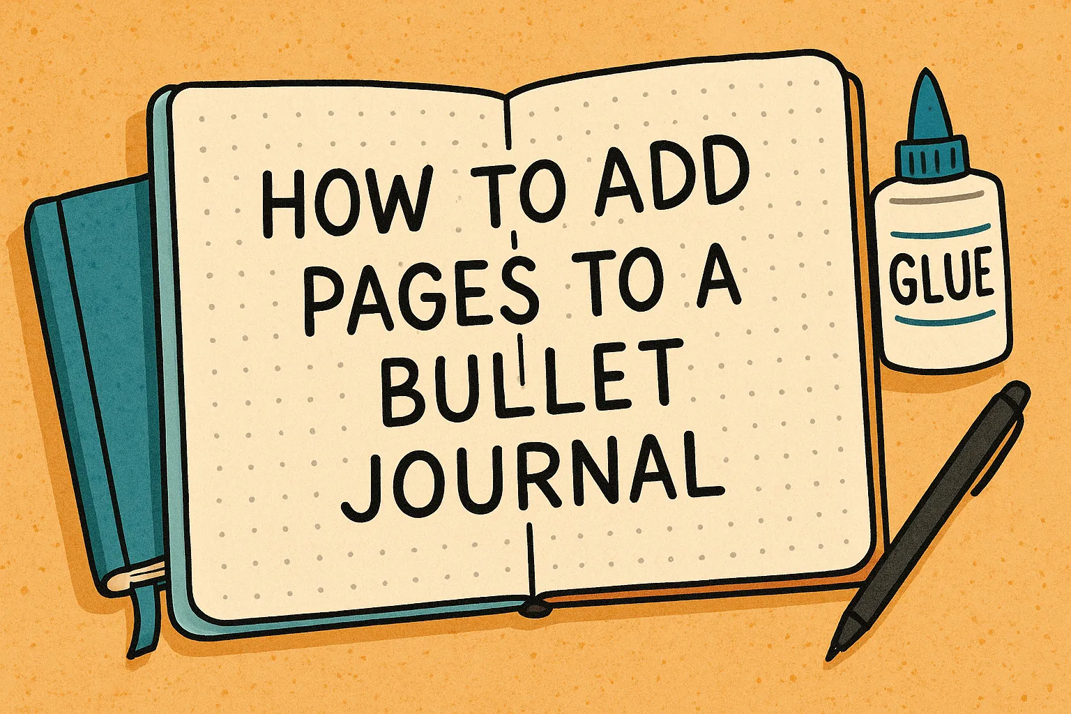 How to Add Pages to a Bullet Journal - History with Divya (HWD)