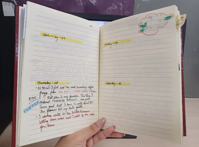 . Start with a Daily or Weekly Log - History with DIvya