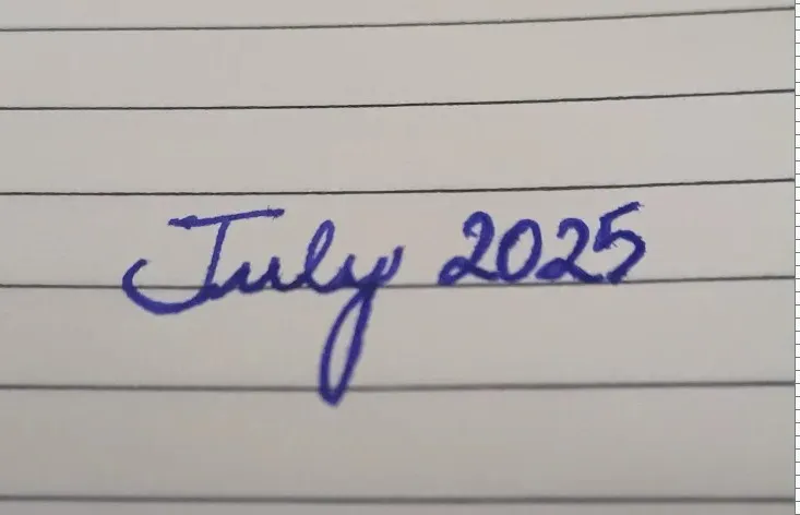 Step-by-Step Getting Started with Bullet Journal Calligraphy-Try Faux Calligraphy - Go back and thicken only the downstrokes