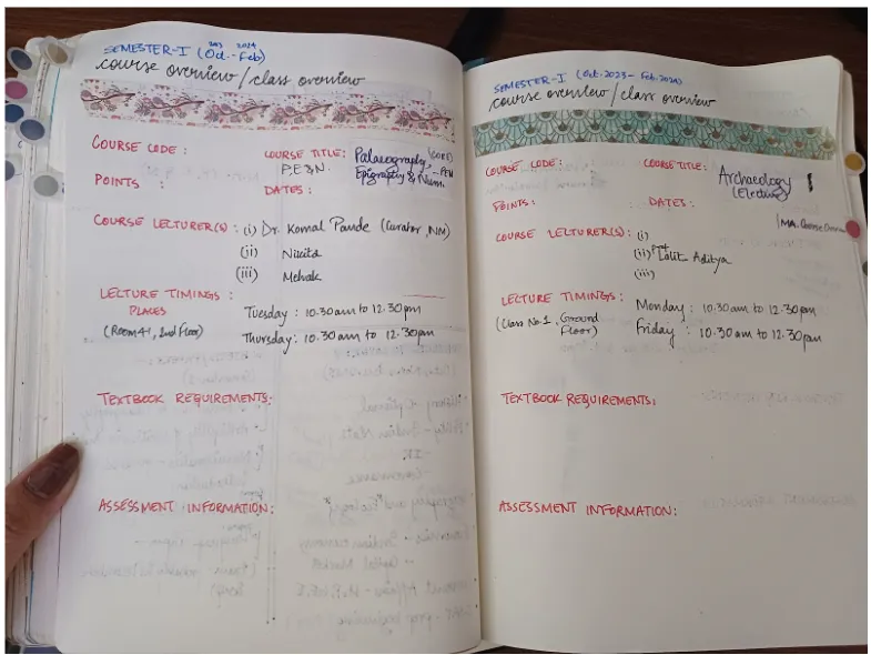Aesthetic Journaling Ideas - Start with a Washi Tape Border