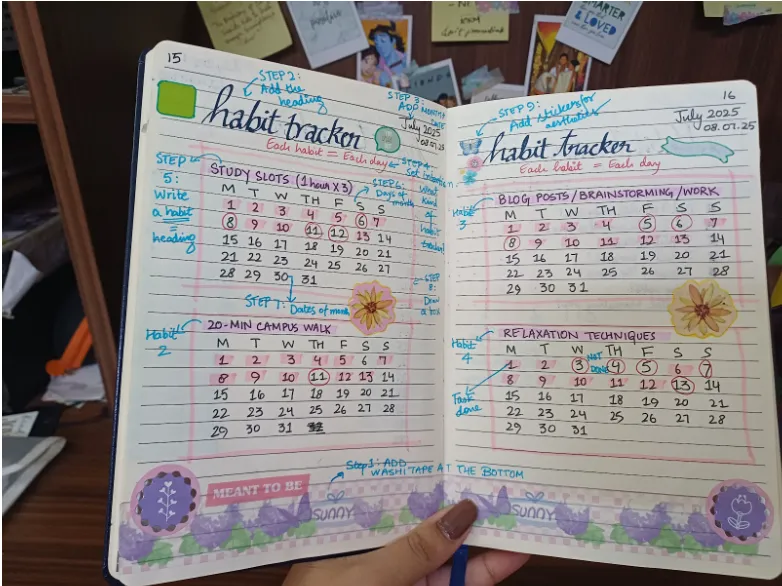 aesthetic journaling Ideas- Plan Your Layout