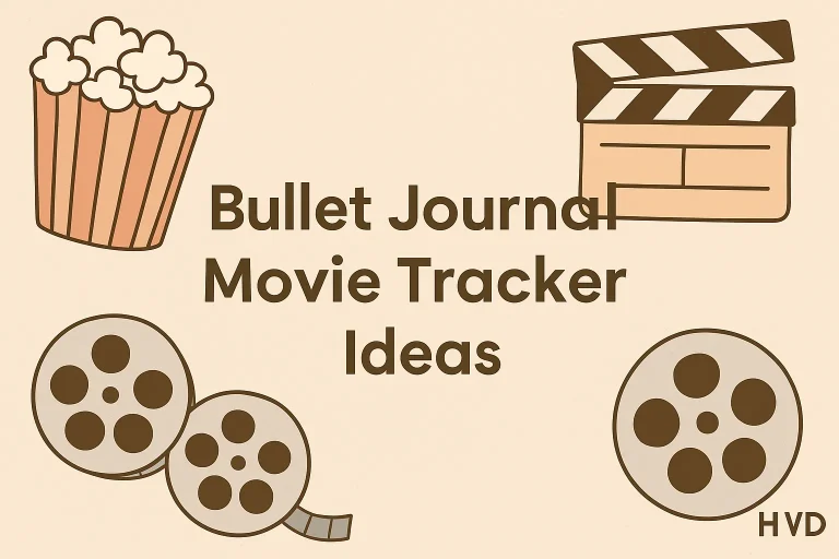 Bullet Journal Movie Tracker Ideas