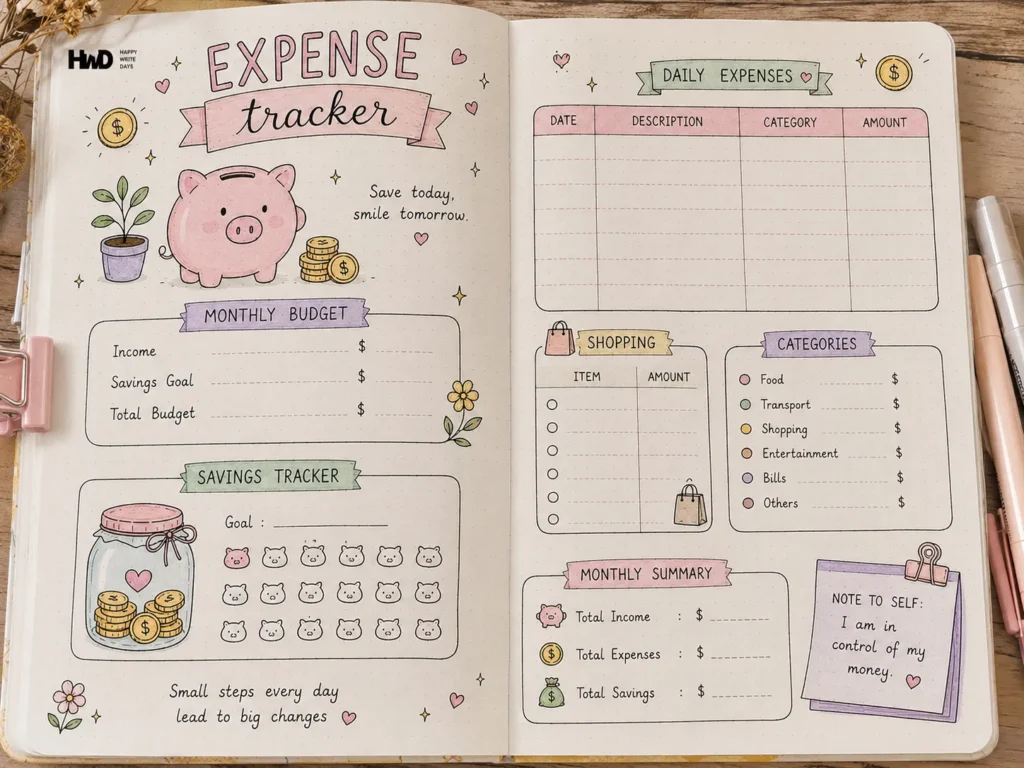Cute Expense Tracker
