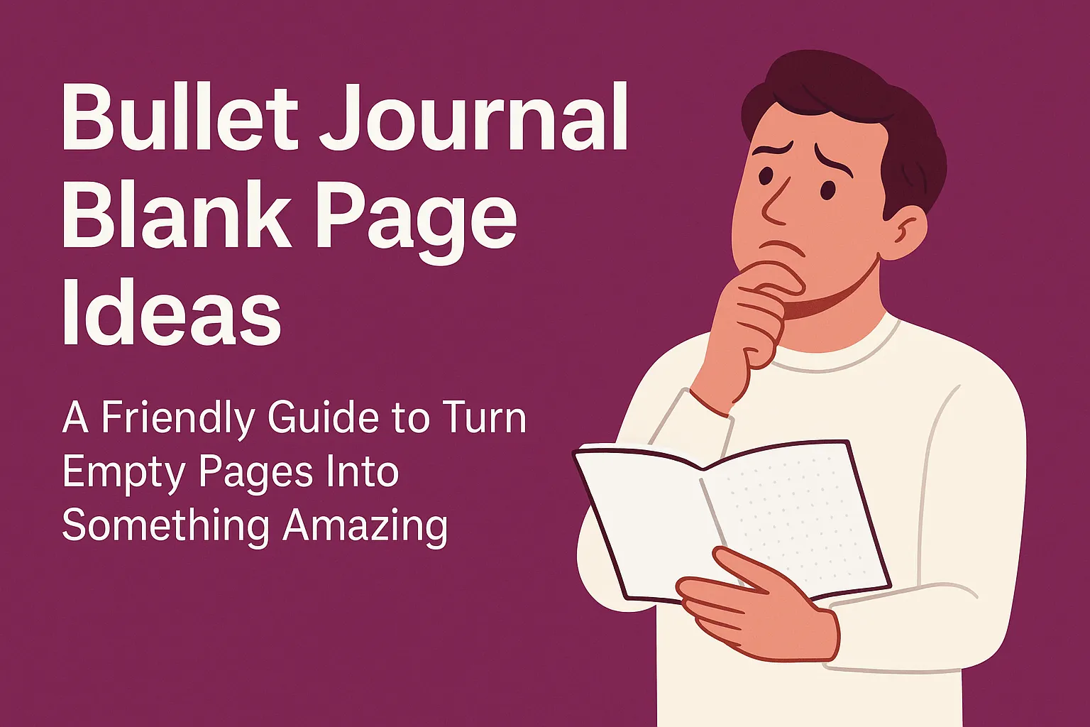 Bullet Journal Blank Page Ideas