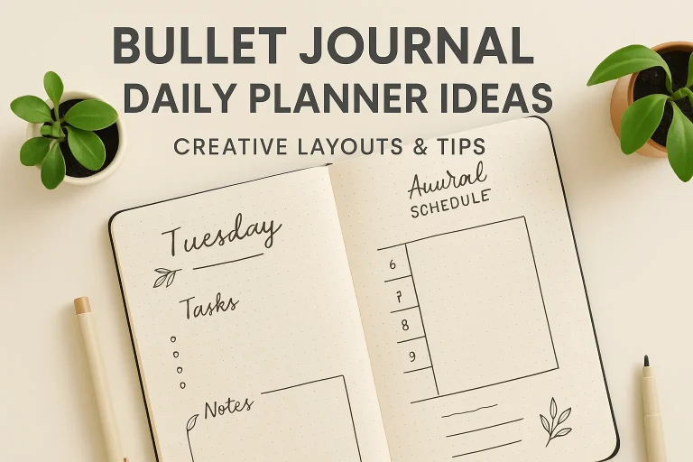 Bullet Journal Daily Planner Ideas