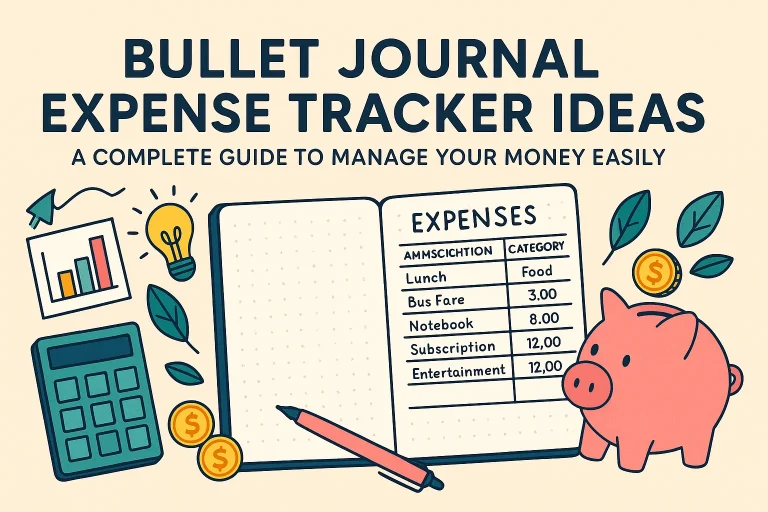 Bullet Journal Expense Tracker Ideas