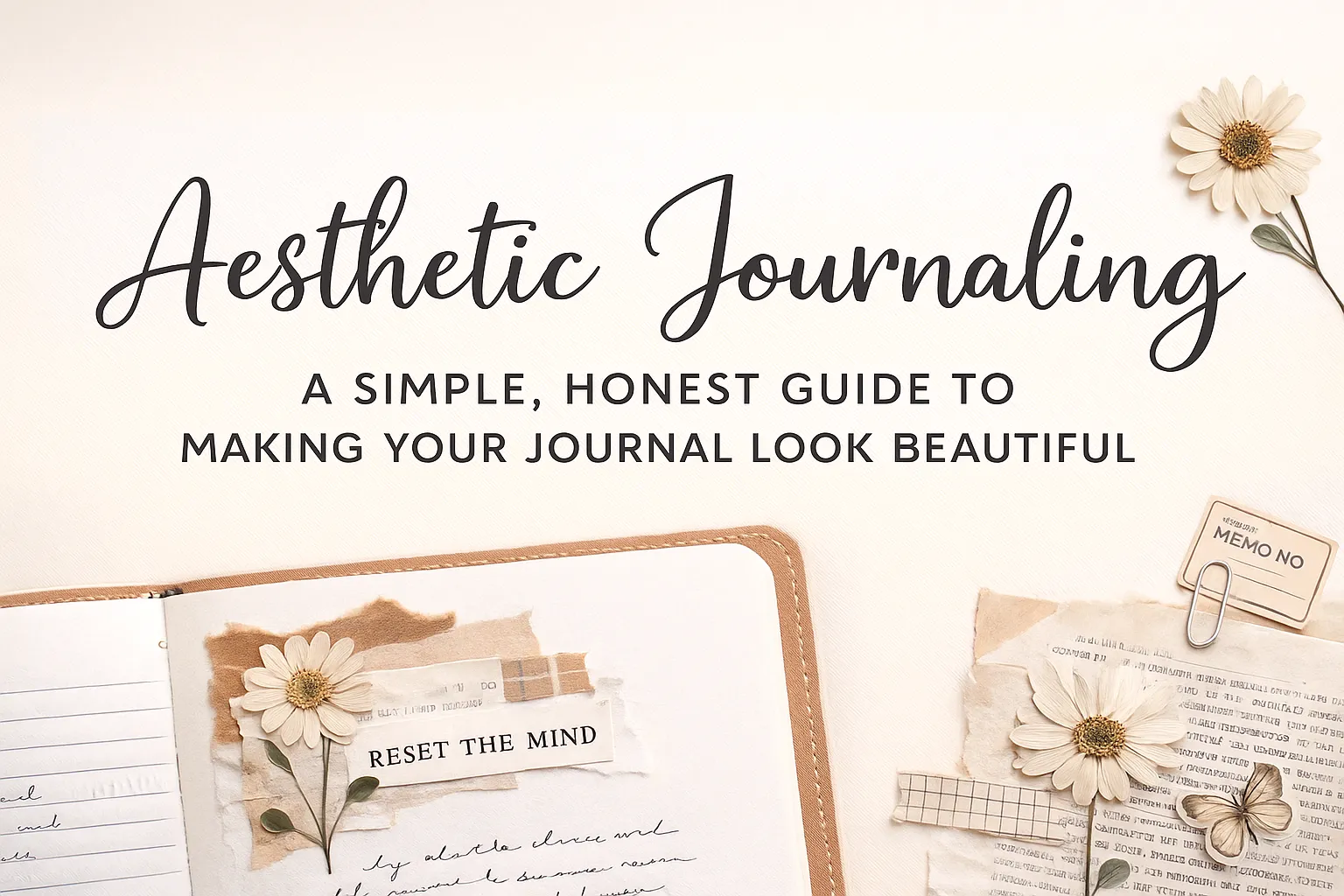 how to do aesthetic journaling
