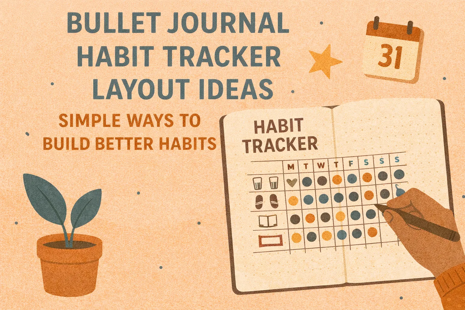Bullet Journal Habit Tracker Layout Ideas