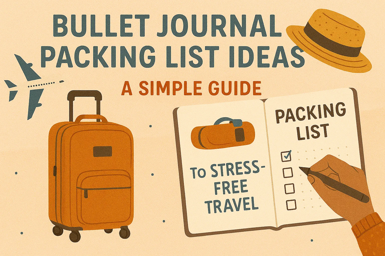 Bullet Journal Packing List Ideas