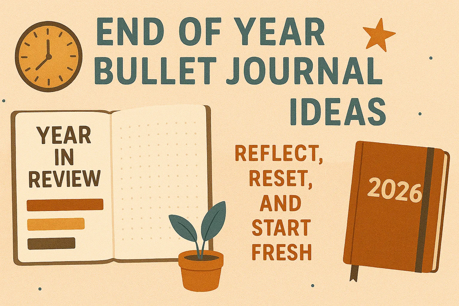 End of Year Bullet Journal Ideas